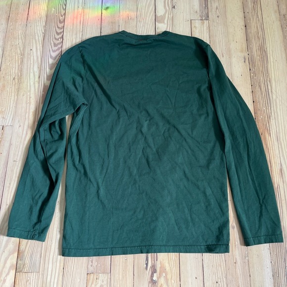 Boden‎ Mens Green Long Sleeve Bike with Antlers Graphic T-Shirt - Picture 3 of 5